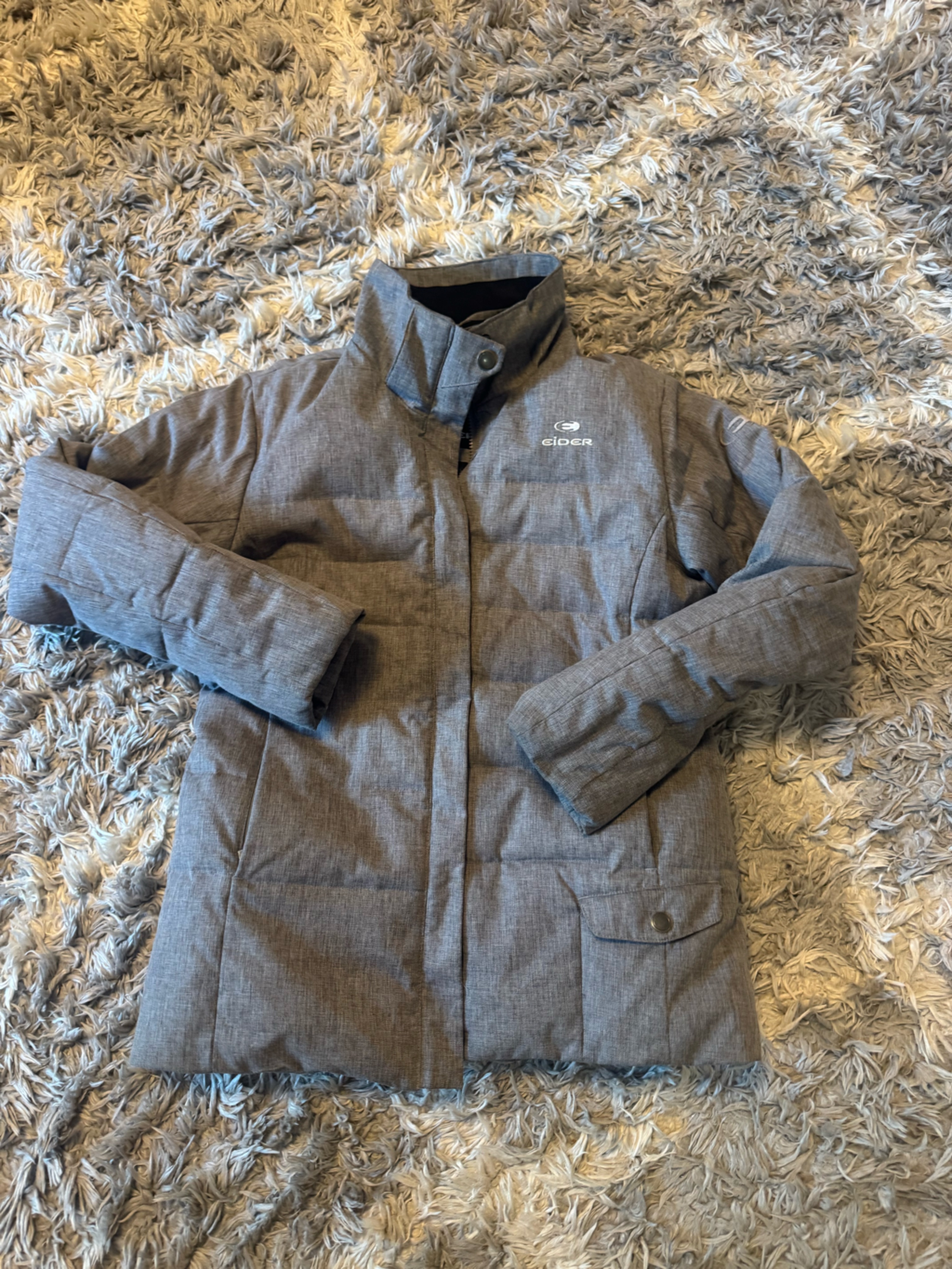 Eider Gray Insulated Ski Jacket Women’s Size 10